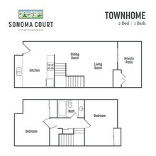 2X1 TOWNHOME floor plan